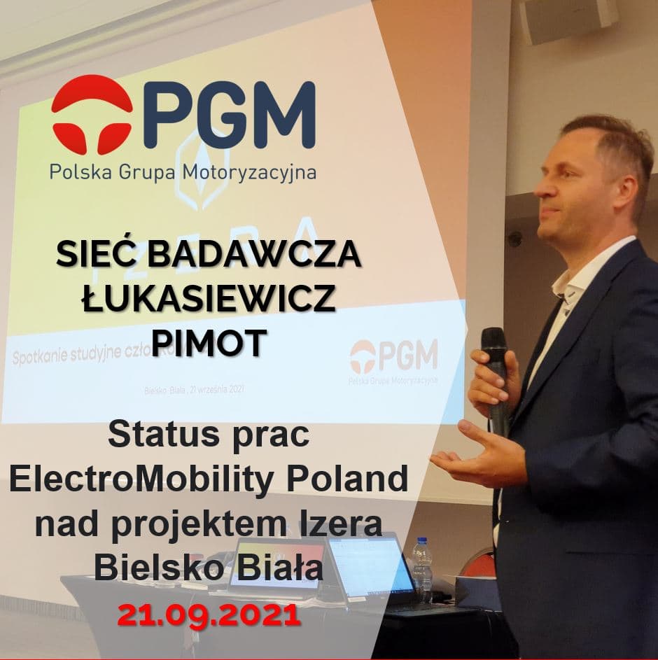 ElectroMobility Poland working status on IZERA project