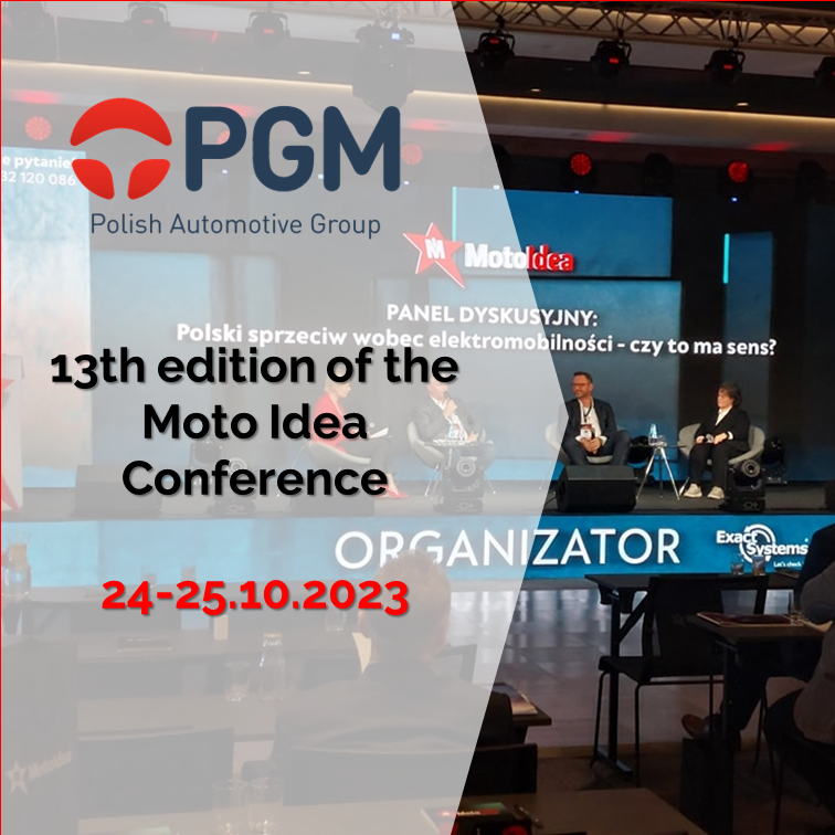 13th edition of the Moto Idea Conference (Bielany Wrocławskie, 24-25/10/2023)